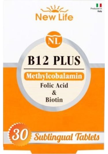 New Life B12 Plus 30 Dilaltı Tablet