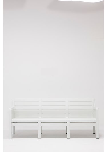 Lara 3'lü Mindersiz Koltuk Balkon&teras Bahçe Koltuk / Beyaz