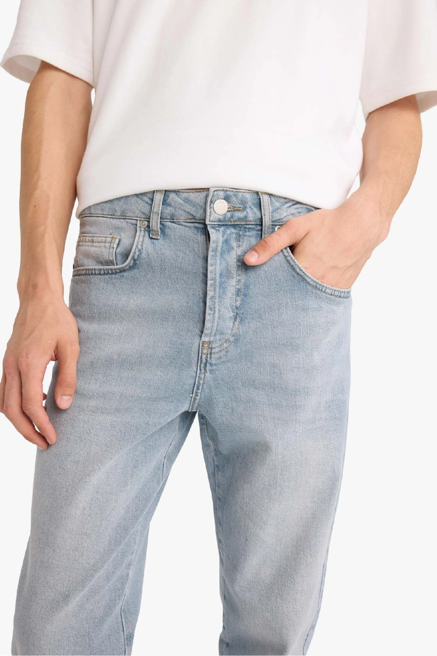 Defacto Relax Tapered Fit Dar Paça Jean Pantolon F8402ax25aunm90 -nm90