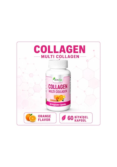 İlim Collagen Multi Collagen Takviye Edici Gıda 3 x 60 Bitkisel Kapsül