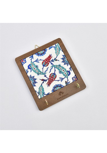 Anadoliamağazacılık Çini Serisi Lale Ve Sümbül Seramik Dekoratif Askılık Diğer