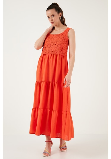 Lela Kadın Elbise 611el010 Mercan