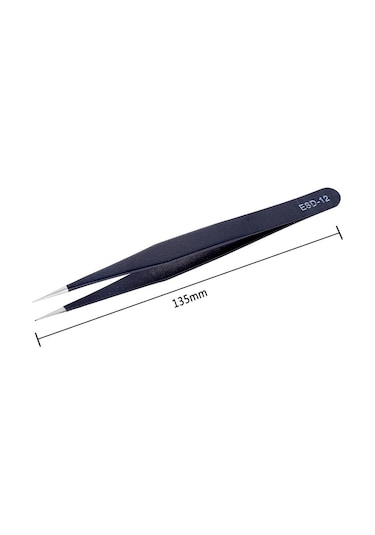 Wellhise St-12 Antistatik Tweezers Cımbız N11.1864