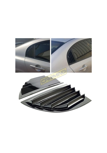 Honda Civic Fd6 Kelebek Cam Kaplama Vizörü Piano Black 2006-2011