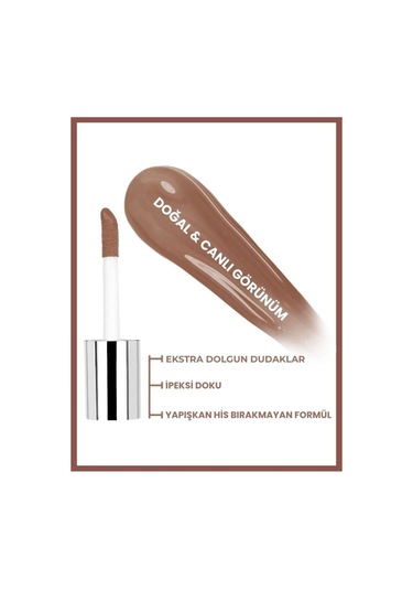 Barry M That's Swell Peptide Plumping Lip Oil Dolgunlaştırıcı Dudak Ruju Lip Gloss Taupe Touch Gri Kahve Toprak