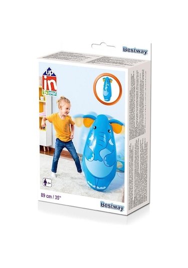 Bestway 52152 Fil Figürlü Şişme Sulu Hacı Yatmaz 89cm
