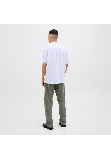 Jack&jones Kane Summer Linen Blend Jogger Erkek Yeşil Pantolon