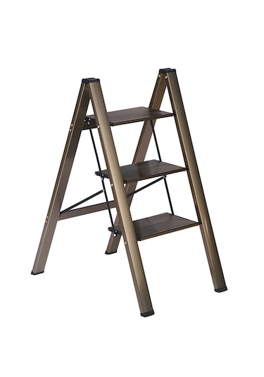 Tenttech Ev Ve Ofis Tipi 3 Basamaklı Alüminyum Merdiven 1 Adet