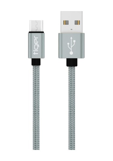 Tiger Micro Usb 3.0A 1Mt Örgü-Halat Hızlı Şarj Usb Kablo Tuc-A86 (526978895)