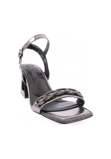 Dgn 617-23y Kadin Silver Taş Bantli Topuklu Sandalet 617-1922-R13855 Platin Dgn 617-23y Kadin Silver Taş Bantli Topuklu Sandalet 617-1922-R13855 Platin