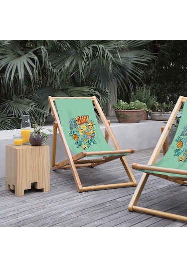 Bluehomeconcept Adawall Home Fun In The Sun Looney Tunes Şezlong