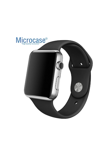 Microcase Apple Uyumlu  Watch Se 44 MM Silikon Kordon Kayış M-L