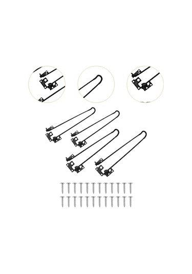 Suntek 4 Parça Katlanır Masa Ayağı Sağlam Yükseklik-42cm Yükseklik 42cm