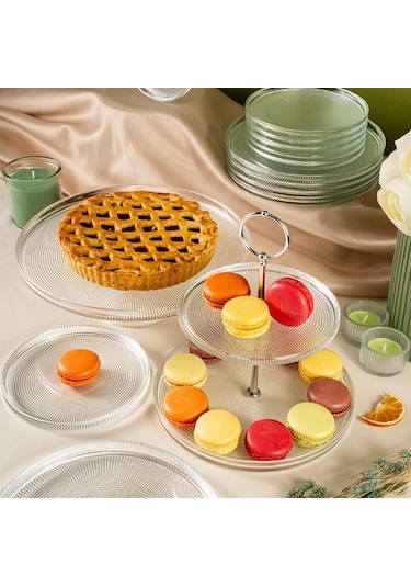 Fecra Loren 14 Parça Servis Ve Sunum Seti Natürel