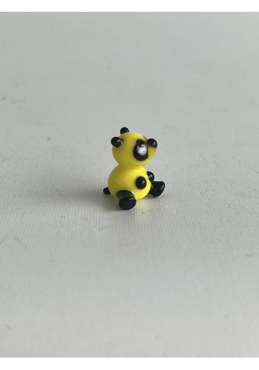 El Yapımı Mini Murano Cam Panda Biblo A98-01
