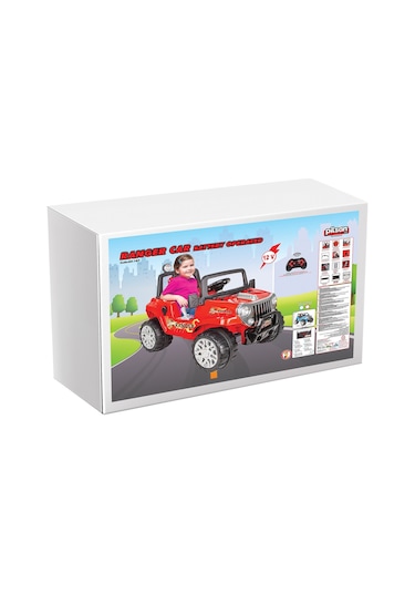 Pilsan Ranger 12 V Uzaktan Kumandalı Akülü Jeep - Kırmızı 05 107