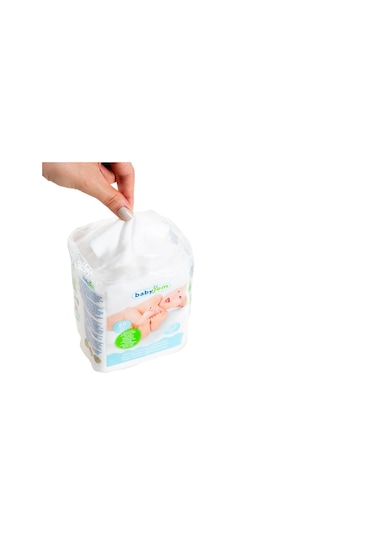 Babyjem - Bebek Temizleme Pamuğu 60 Adet Beyaz