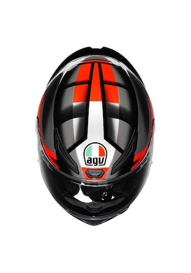 Agv Kask/k1 S E2206 Fastlap Black Grey Red Conf. Çok Renkli