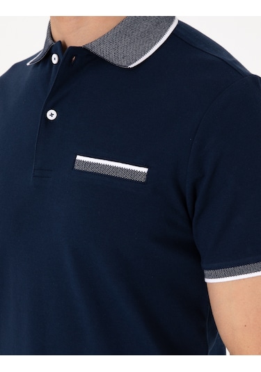 Pierre Cardin Erkek Lacivert Tişört 50307562-vr033 Lacivert