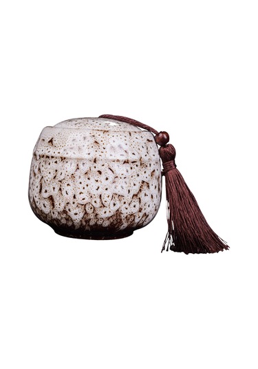 Suntek Seramik Çay Teneke Kutu Gıda Kabı Hava Beyaz-10.5x10cm500ml Beyaz 10.5x10cm500ml