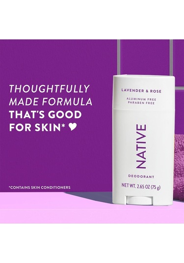Native Lavender & Rose Alüminyumsuz Stick Deodorant 75gr