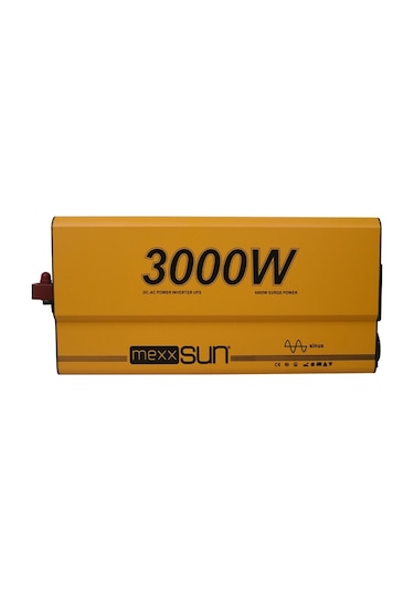 Mexxsun Tam Sinus Ups Remote Ekran 12v 3000w İnverter