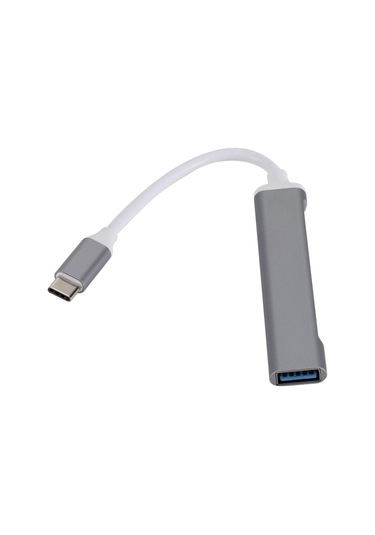 C809 Tip C Usb Hub 4 Bağlantı Noktalı Usb 3.0 Veri Hub Adaptörü Taşınabilir Usb 3.0 Hub Uzatma Kablosu Ayırıcı 4