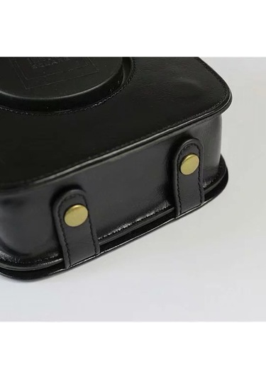 Cbtx Fuji Instax Square Sq20 Pu Deri Kamera Koruyucu Kapak - Siyah