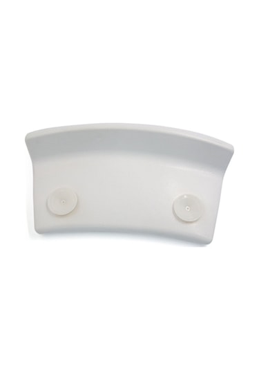 Beyaz Lüks Köpük Yastıklı Spa Banyo Yastığı Jakuzi Boyun Başı Vantuzlu Sırt Yastığı Yastığı Beyaz