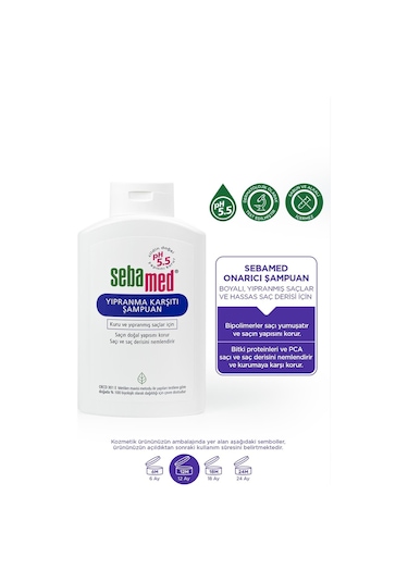 Sebamed Kuru ve Yıpranmış Saçlar İçin Nemlendirici Etkili Onarım Şampuanı 400 ML