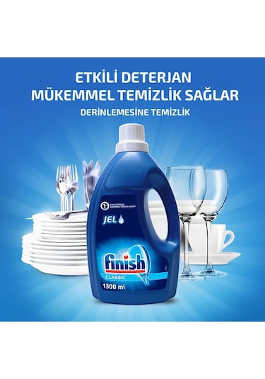 Finish Classic Jel Bulaşık Makinesi Deterjanı 4 x 1300 ML