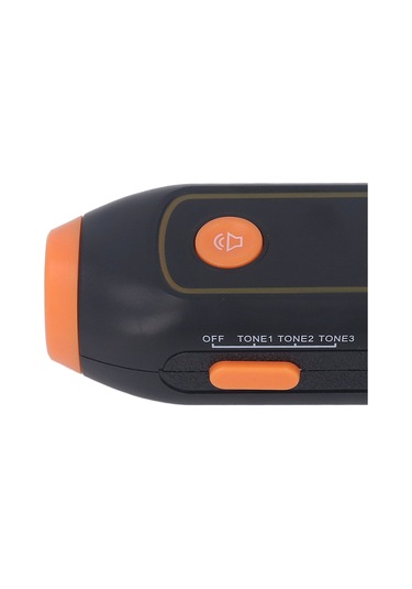 Geeksen 3 Ses Ve 3 Ses Seviyeli Led'li Elektronik Düdük, Spor Ve Eğitim İçin Pratik, Portakal Rengi Çok Renkli