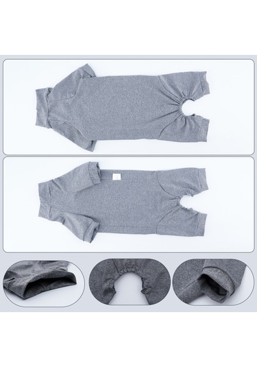 Mufunye Kediler İçin Pet Recovery Suit Dört Bacaklı Karın Yarası Ceketi A C