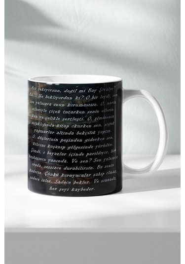 Şövalye Ve Prenses, Kalp Muhafızı, Dark Knight, Fantasy Hikaye Kupa Bardak Gri