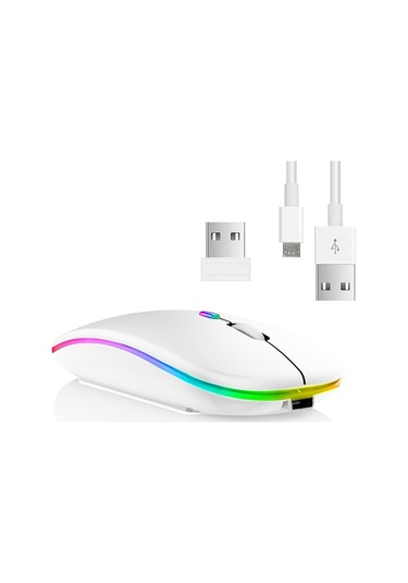 Kablosuz Bluetooth Fare Kablosuz Fare Şarj Edilebilir Ergonomik Fare