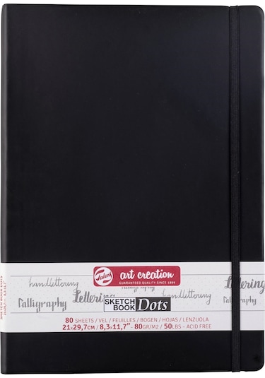 Talens Sketchbook Dots Noktalı Eskiz Defteri 80 G 21x30 CM N11.28