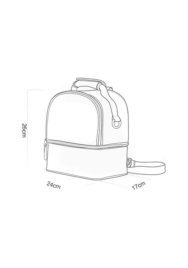 Jialan Portatif Anne Ve Bebek Çantası Yalıtımlı Soğutmalı Çanta Yeşil