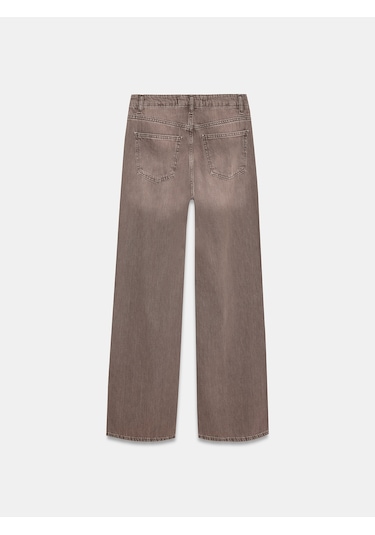 Dilvin 72294 %100 Pamuk Dökümlü Jean-kahve Kahve