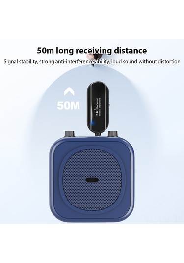 Ranyeek Öğretmenler İçin 2.4g Kablosuz Başlık Mikrofonu - Alıcı İlişkili Ses Genişletici, Kondansatör Kulaklık, 30m Mesafe, Profesyonel Konuşma Enstrümanı