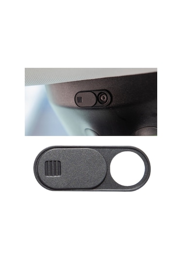 Tesla Model 3/y Kamera Gizlilik Koruma Etiket Kapağı Siyah Siyah