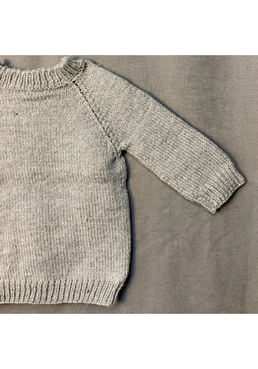 Uretti - Kadir 7704 - El Örgüsü Reglan Kol Erkek Çocuk Kazak - 2 Yaş Gri