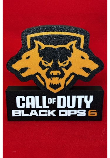 Call Of Duty Black Ops 6 Tasarımlı Gece Lambası Çok Renkli