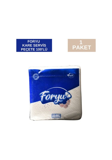 Foryu Kare Peçete 24x24 Cm 32 Paket X 100'lü