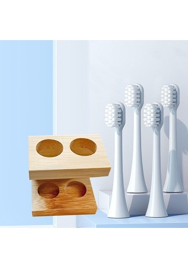 Pazly Tutucu Suntek Odun Kafaları Fırçası Elektrikli Diş Ahşap 2-delik Nw Diğer