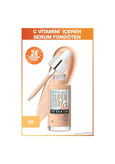 Maybelline Super Stay Skin Tint Fondöten - 10