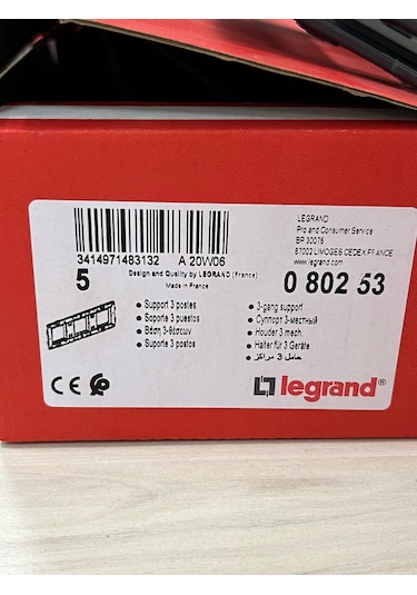Legrand 6 -8 Modül Sıva Altı Metal Çerçeve