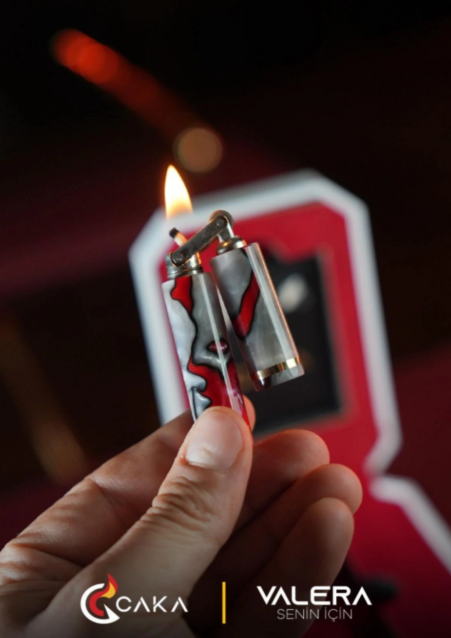 Caka Lighter Valera Benzinli Çakmak Gri