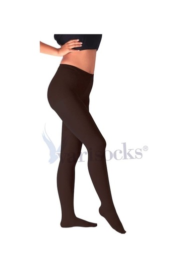 Orta Basınç Ccl 2 Külotlu Burnu Kapalı Siyah Varis Çorabı Çorap