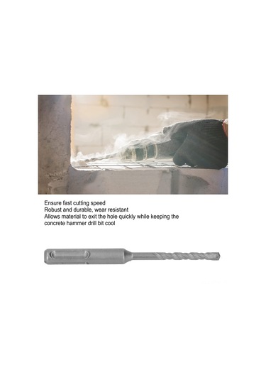 Tenfowee 5 Adet Çift Spiralli Çelik Matkap Ucu, Beton/harç İçin Dayanıklı, 110mm Uzunluk, 5mm Çap, Hızlı Kesim Ve Soğutma Özelliği