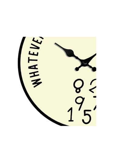 Homyl Duvar Dekoratif Saat Ev Asma İç Mekan Yatak Odası Oturma Bej